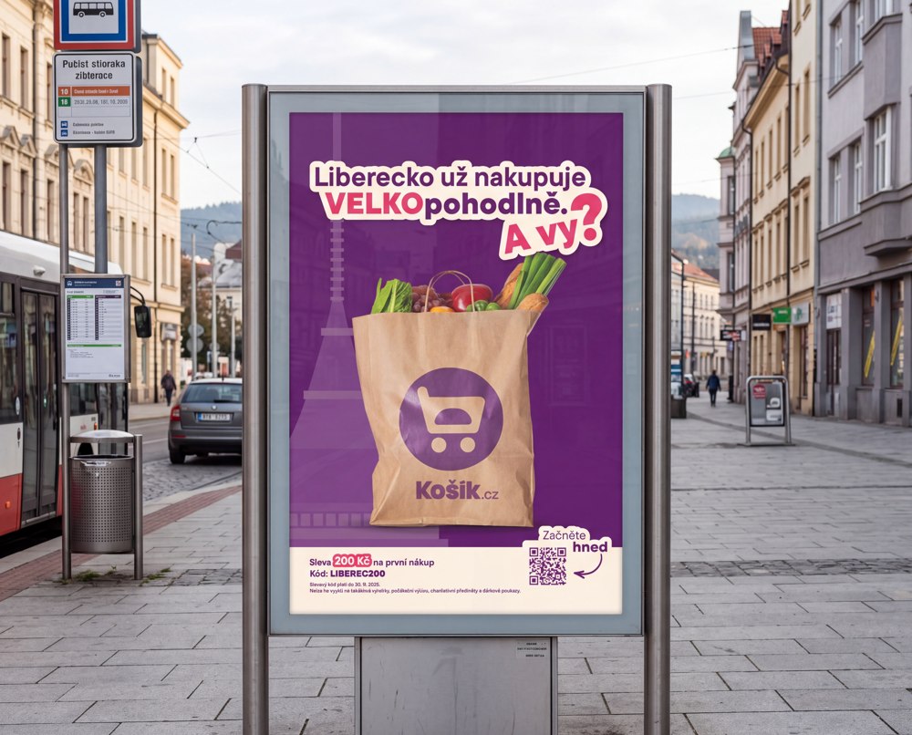 Liberec campaign citylight poster